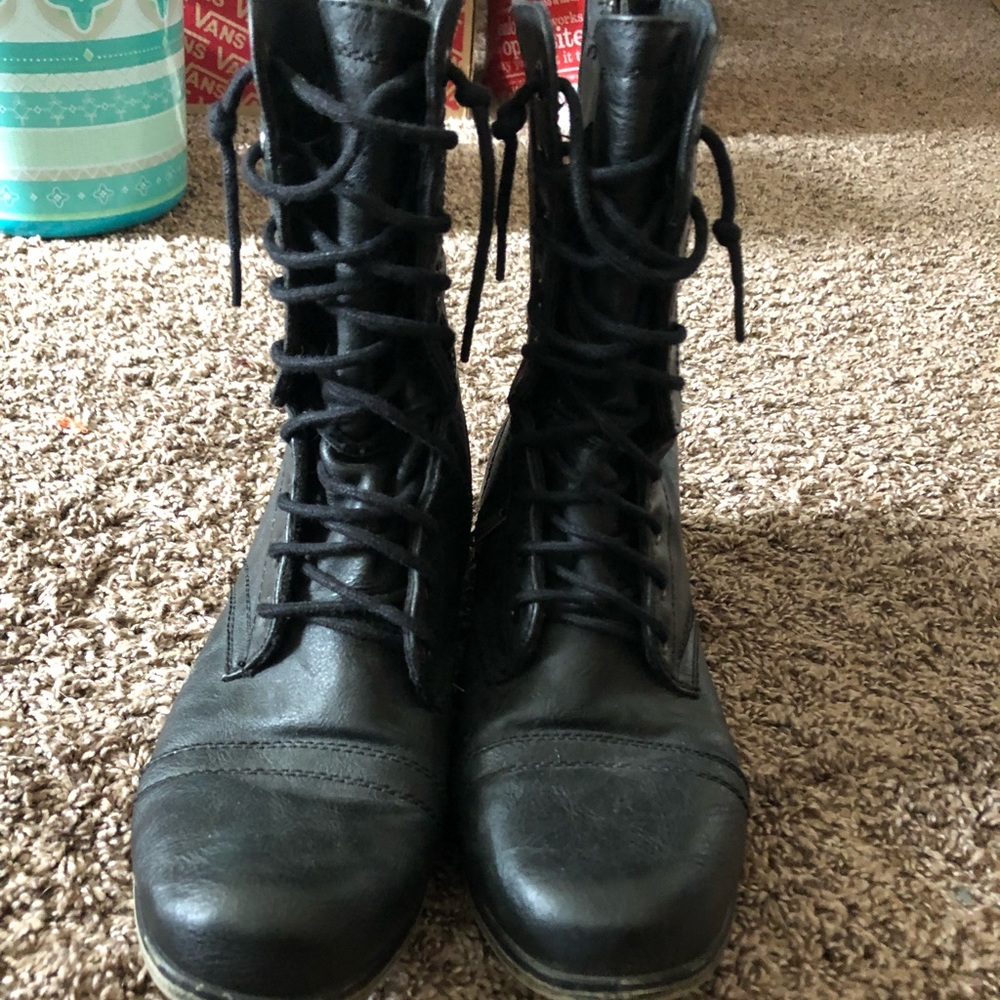 Madden Girl Combat Boots